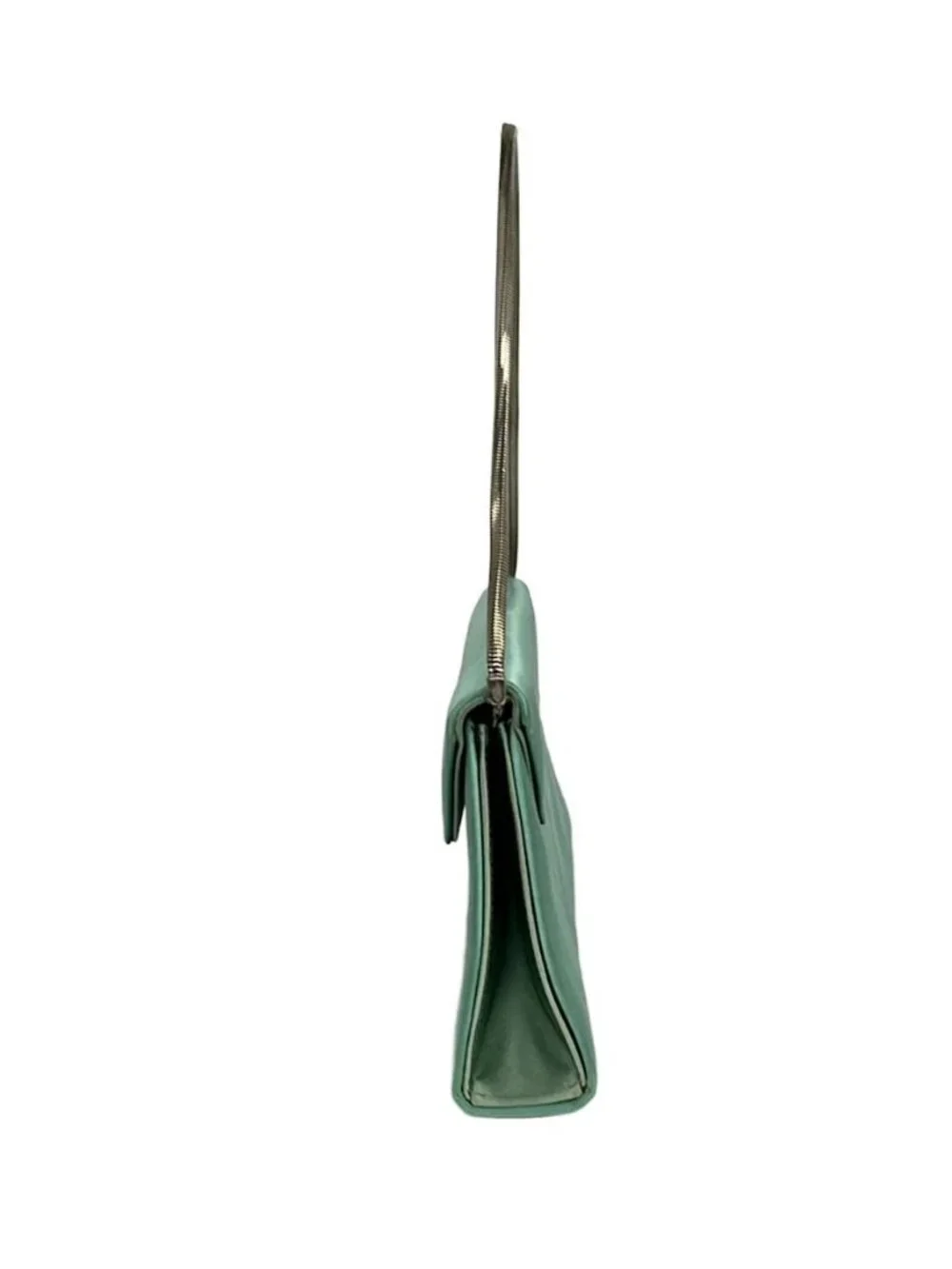 GIORGIOARMANI Green Satin Handbag